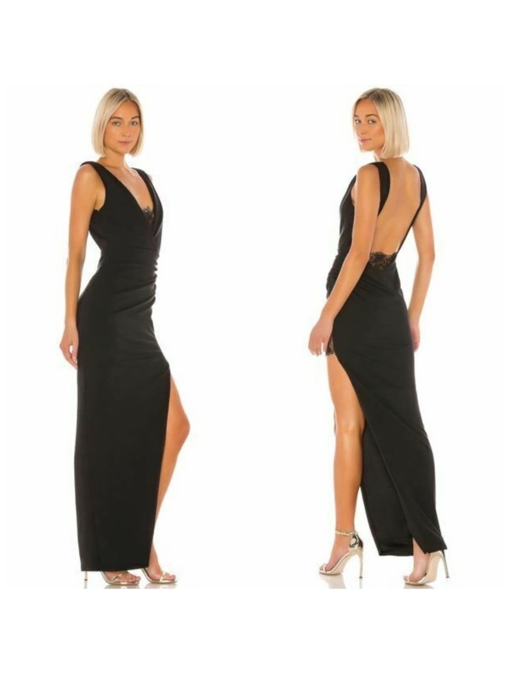 Katie May x Noel and Jean The Unexpected Gown Black